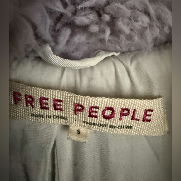 Free People Soft Gray Teddy Jacket - Picture 5 of 5